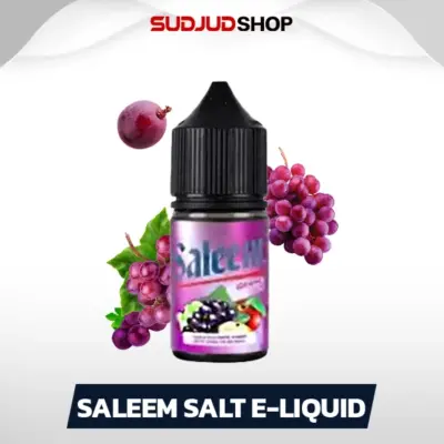 saleem salt e-liquid saltnic 30ml grappe