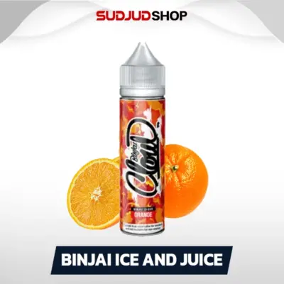 binjai ice and juice nic6 orange cranberry