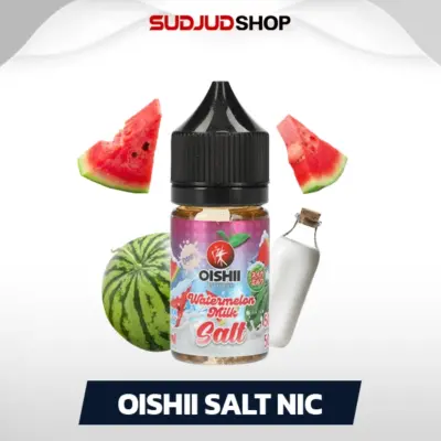 oishii salt nic 30ml watermelon milk ice