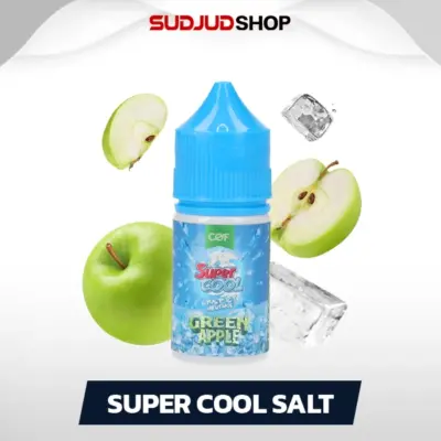 super cool salt 30ml nic35 green apple