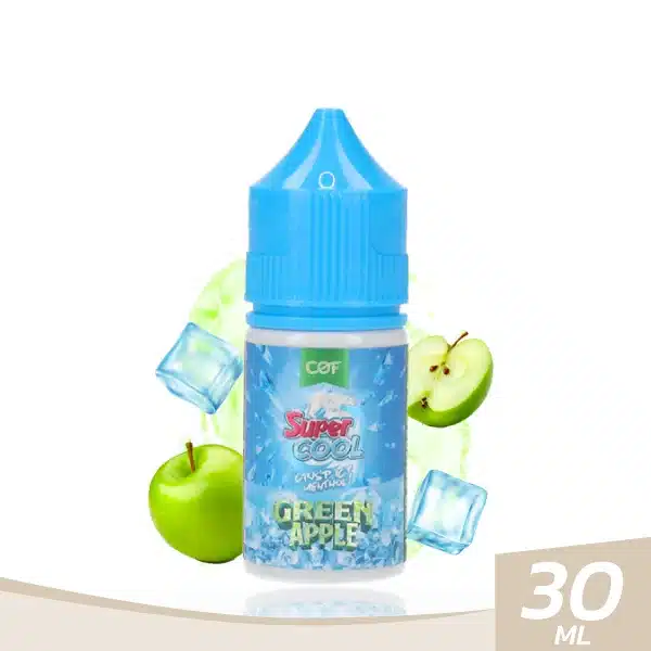 super cool salt 30ml nic35 green apple