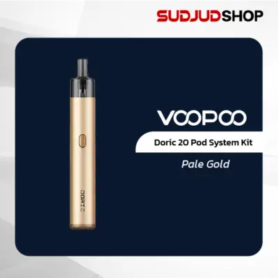 voopoo doric 20 pod system kit pale gold