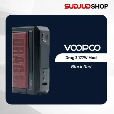 voopoo drag 3 177w mod black red