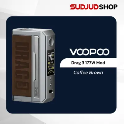 voopoo drag 3 177w mod coffee brown