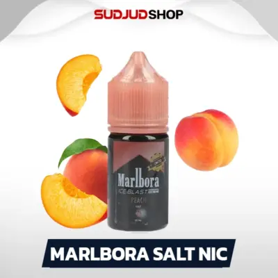 marlbora salt nic 30ml peach