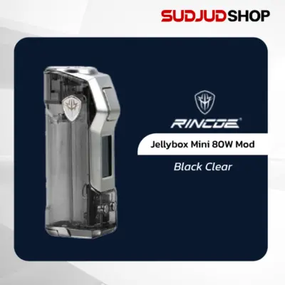 rincoe jellybox mini 80w mod black clear