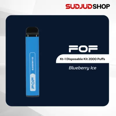 fof kt-1 disposable kit 2000 puffs blueberry ice