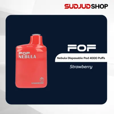 fof nebula disposable pod 4000 puffs strawberry