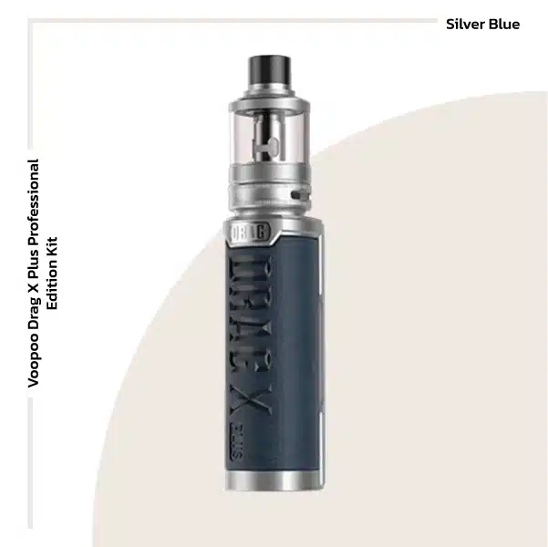 voopoo drag x plus professional edition kit silver blue
