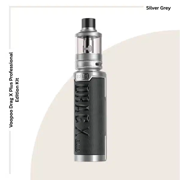 voopoo drag x plus professional edition kit silver grey