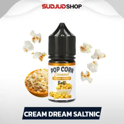 cream dream Saltnic 30 ml popcorn caramel