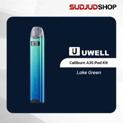 uwell caliburn a3s pod kit lake green